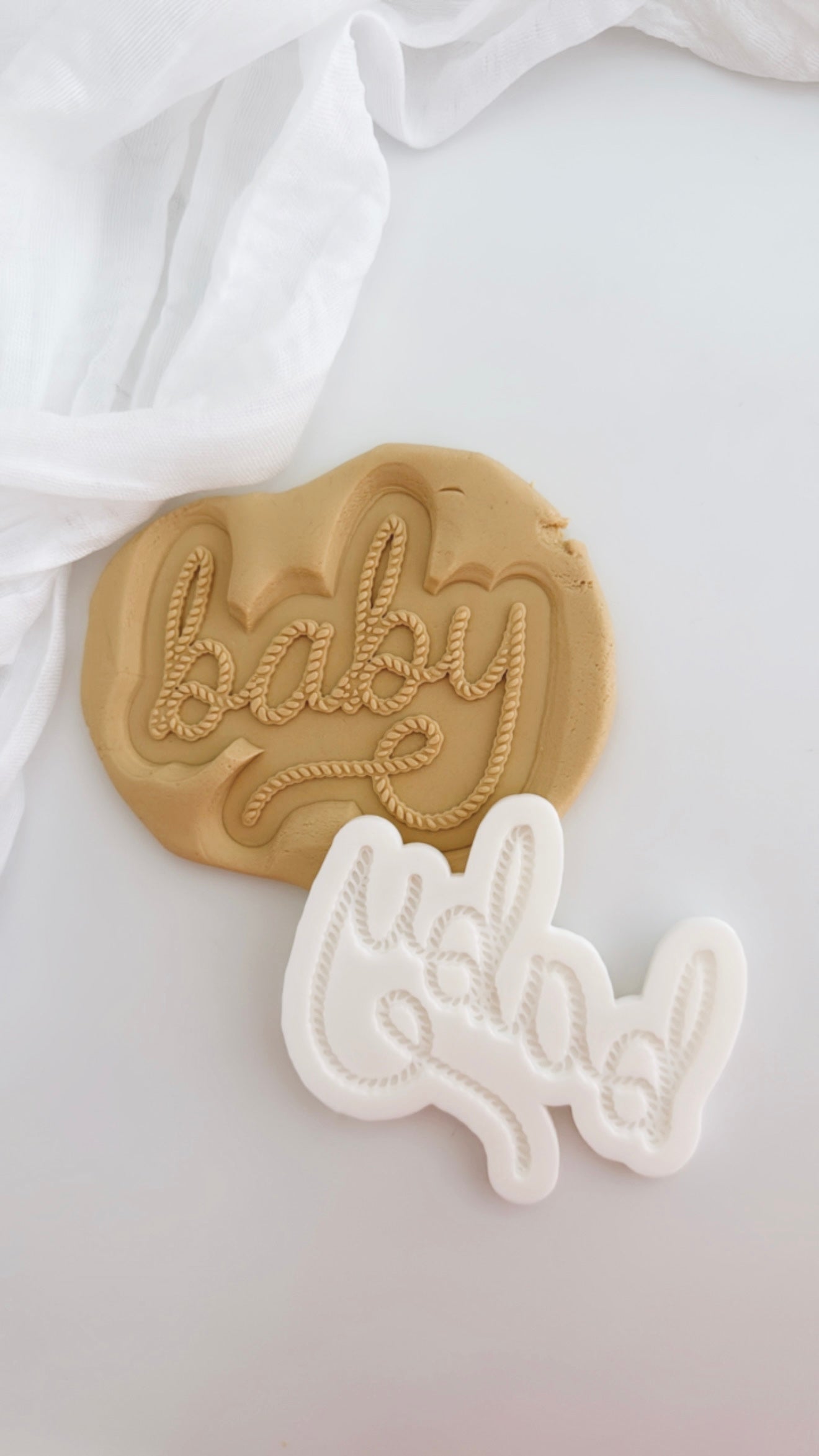 Western Rope Baby Word Debosser and Cutter