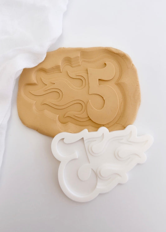 Flame Number Debosser and Cutter