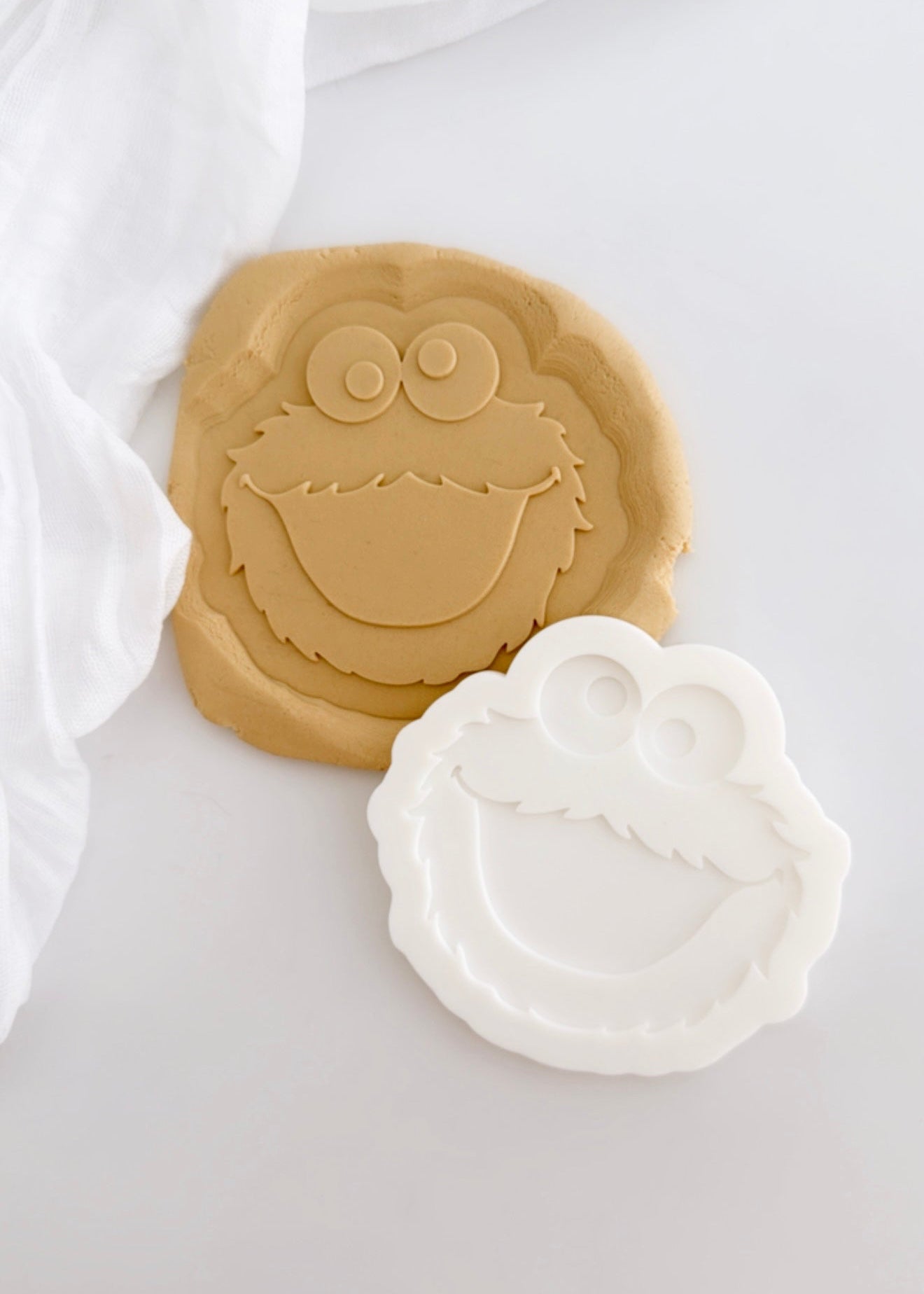 Cookie Monster Face Debosser and Cutter